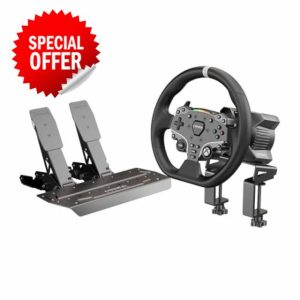 MOZA R3 Racing Wheel and Pedals Powerful 3.9Nm DD Servo Motor With Aviation-Grade Aluminum Construction