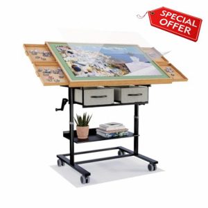 1500 Piece Jigsaw Puzzle Table with Legs