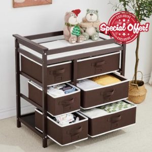 Wooden Diaper Changing Table