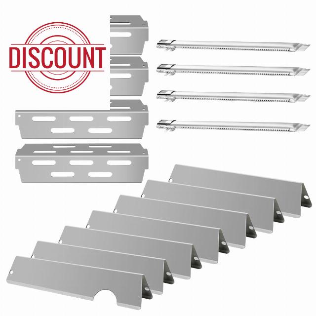 Grill Burners Flavorizer Bars for Weber Genesis II E-410