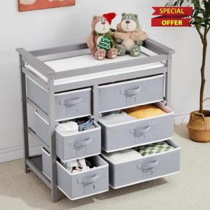 Wooden Diaper Changing Table