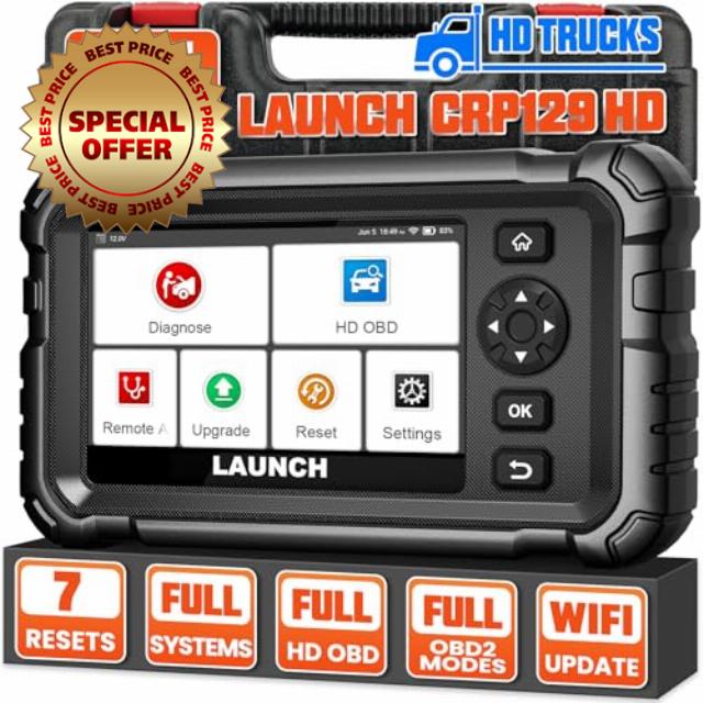 LAUNCH CRP129 HD Elite Heavy Duty Truck Scanner