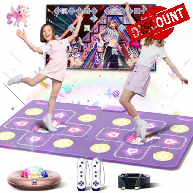 Unicorn Electronic Dance Mat for Kids and Adults - Wireless Dance Pad for TV with HD Camera