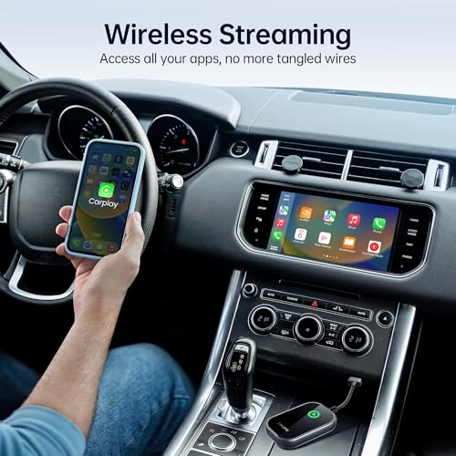 Plug & Play Auto Connect Zero Latency fits for Cars from 2015 & iOS 10+ Gray