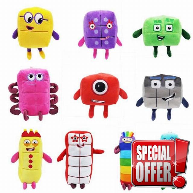 TPNI Number Plush Blocks Toy