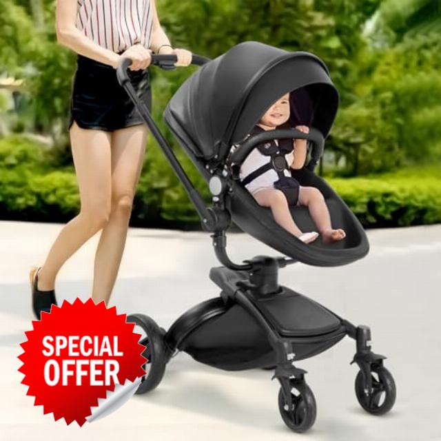 2 in 1 High Landscape Convertible Baby Stroller