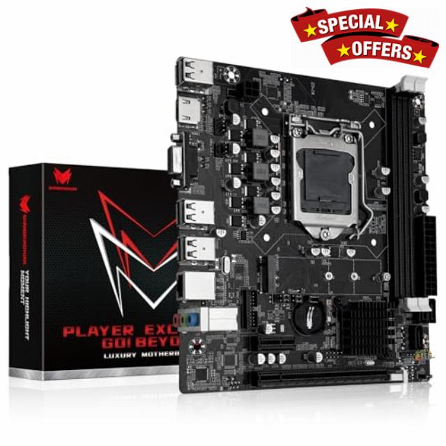 SHANGZHAOYUAN H61C Motherboard LGA 1155 Gaming Motherboard for Intel 2th/3th Gen i3
