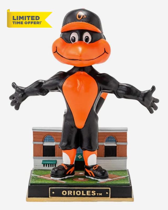 Oriole Bird Baltimore Orioles Gate Series Bobblehead MLB Baseball