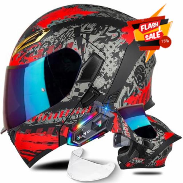 Bluetooth Modular Motorcycle Helmets