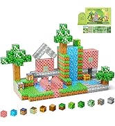 Kid Odyssey Magnetic Building Blocks, Build Mine Magnet World Mushroom Set, 75PCS Magnetic Tiles ...