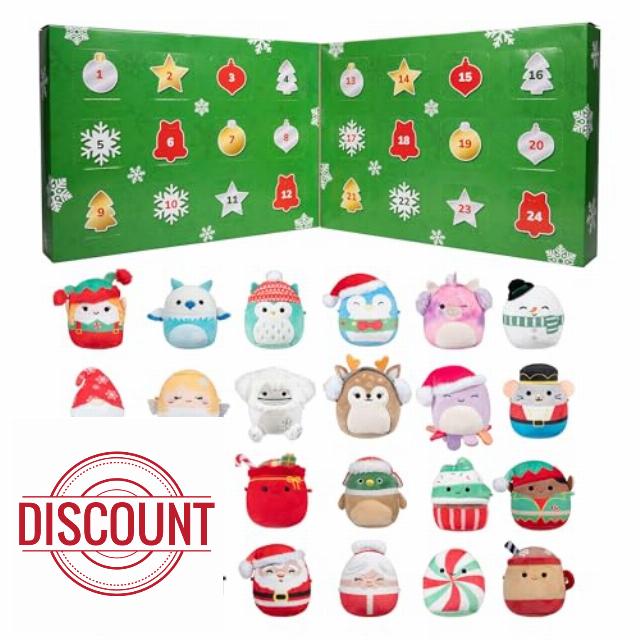 Micromallows Squishmallows Original 24-Day Holiday Advent Calenda