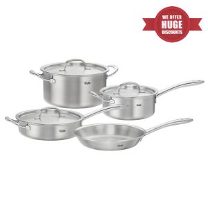 Fissler M5 Pro-Ply 5-ply Stainless Steel 7 Piece Cookware Set