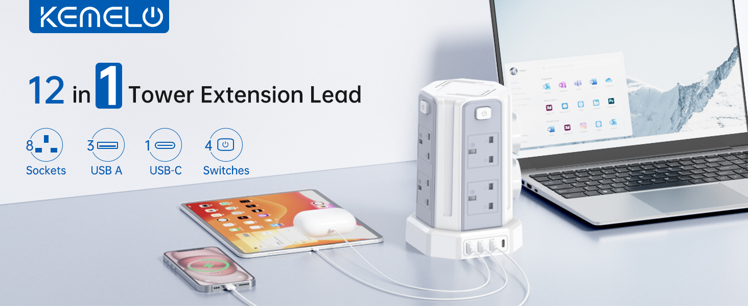 tower extension lead