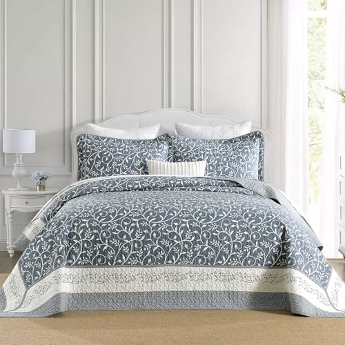 Farmhouse Vine Botanical Bedspreads Coverlet Set