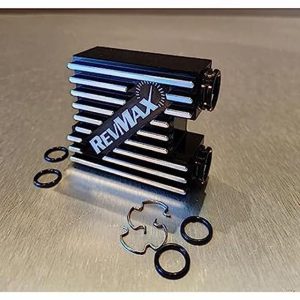 Revmax 68RFE ZeroStat Transmission Cooler Thermostatic Bypass Upgrade with O-rings | Fits 2013-18 Models with ZeroStat Patented Tech | Crafted from Billet 6061 Aluminum
