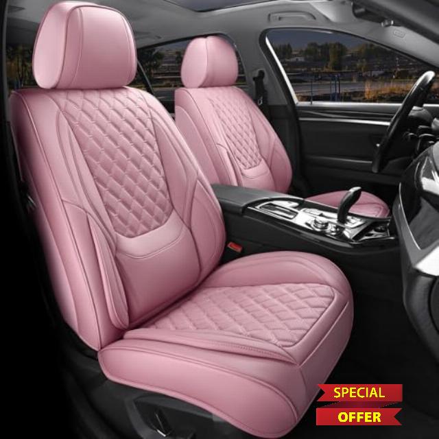 Car Seat Covers Full Set Pink