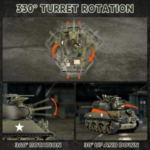 Sherman M4A3 Remote Control Tank with Sound