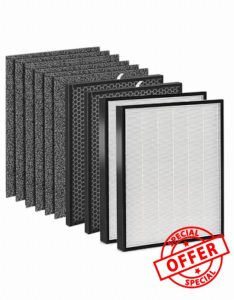 10 Pack 3000 True HEPA Replacement Filters Compatible with 3000