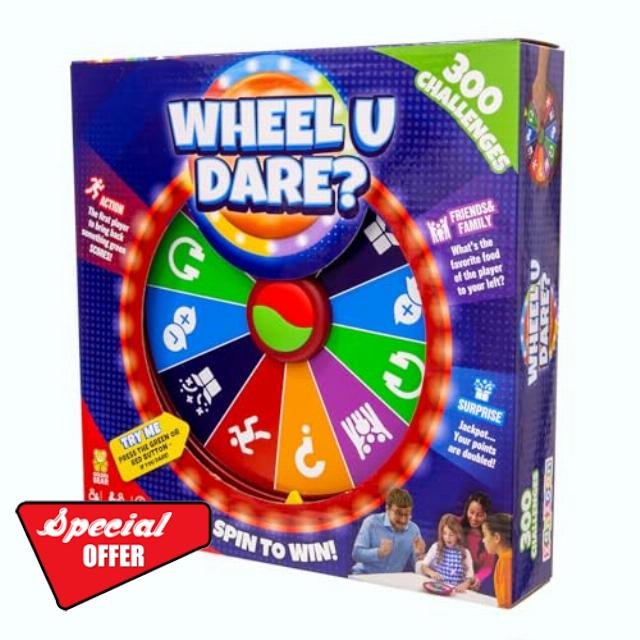 Wheel U Dare? The ultimate in live family games