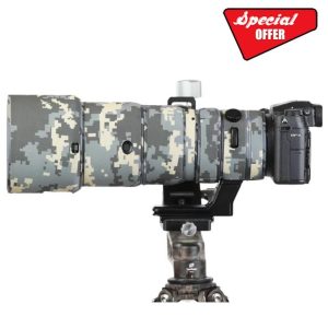 CHASING BIRDS Camouflage Waterproof Lens Coat for FUJIFILM GF 500mm F5.6 R LM OIS WR Rainproof Lens Protective Cover (Digital Camouflage