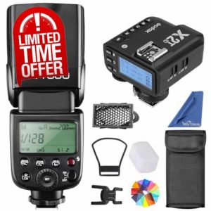 Godox TT600 Camera Flash Speedlite with X2T-C Remote Trigger Transmitter Compatible with Canon Camera
