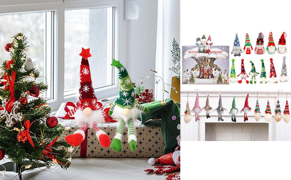 Christmas Gnome Advent Calendar 2024 With 24* Gnome Plush Toys