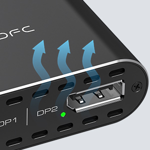 Displayport 1 in 2 out