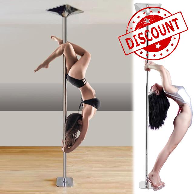2.2m 2.7m 3m 3.6m 3.8m Adjustable Dancing Pole Spinning and Static Dance