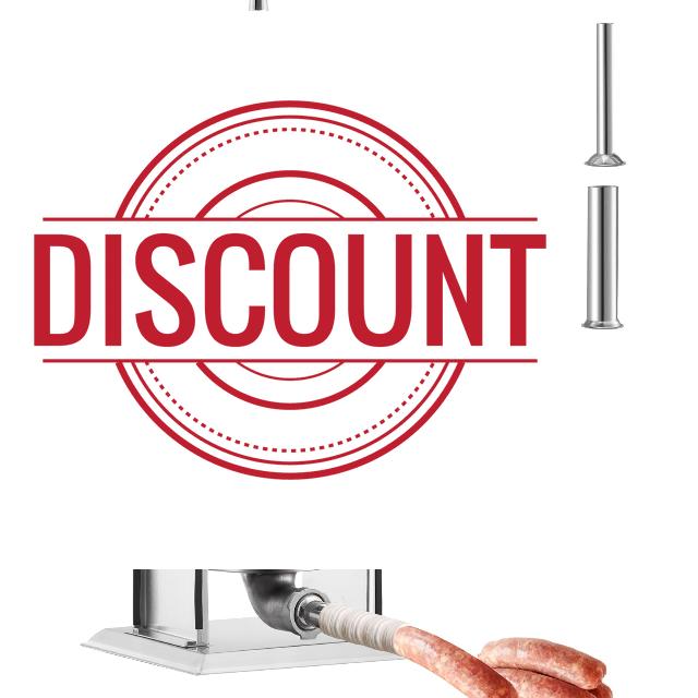 Stainless Steel Sausage Maker - Silver