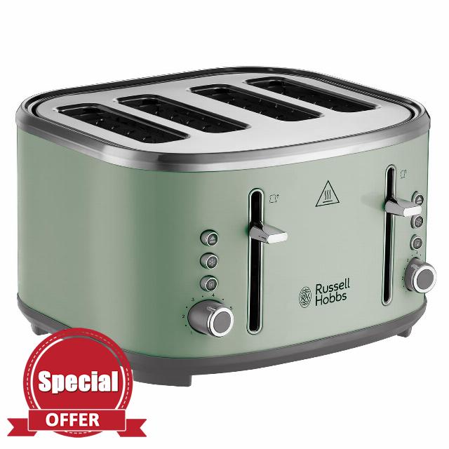 Russell Hobbs 4 Slice Toaster (Independent & Extra wide slots