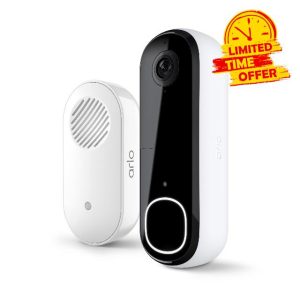 Arlo Video Doorbell 2K 2nd Generation & Chime 2 Bundle