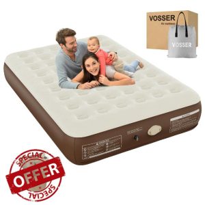 Air Mattress Queen with Built-in Pump