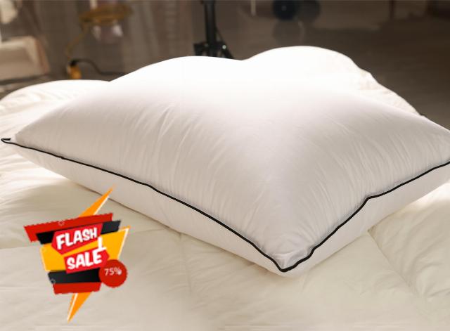 Luxury Down Pillows - Soft Down Pillow for Sleeping - Standard Size (20" x 26")