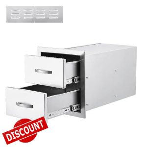 14W x 15H x 23D Inch Outdoor Kitchen Drawers