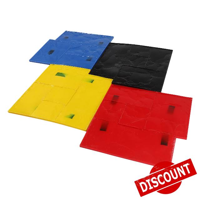 4Pcs Concrete Stamps Mats Set