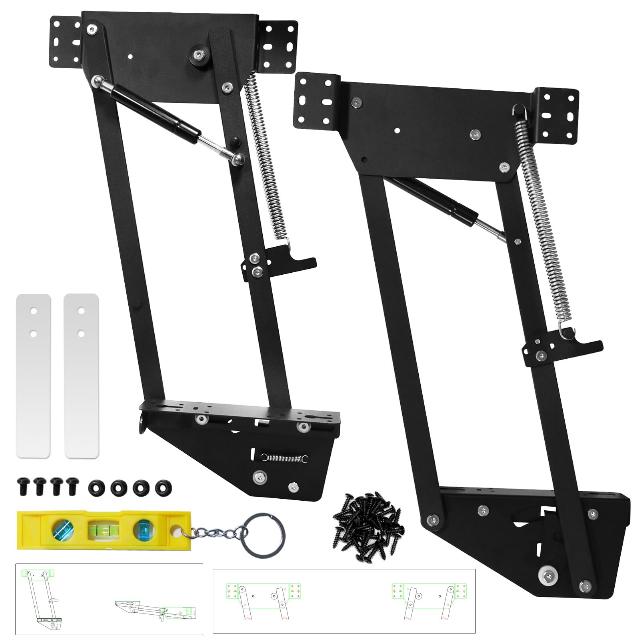 New Upgrade Mixer Lift for Cabinet Appliance Lift with Soft-Close Holds Up to 60 LBS