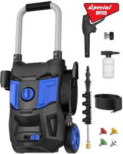 Electric Pressure Washer - 4500PSI Max 3.0GPM with 20FT Hose