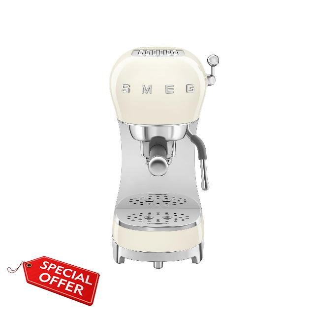 Smeg Manual Espresso Machine with Steam Wand
