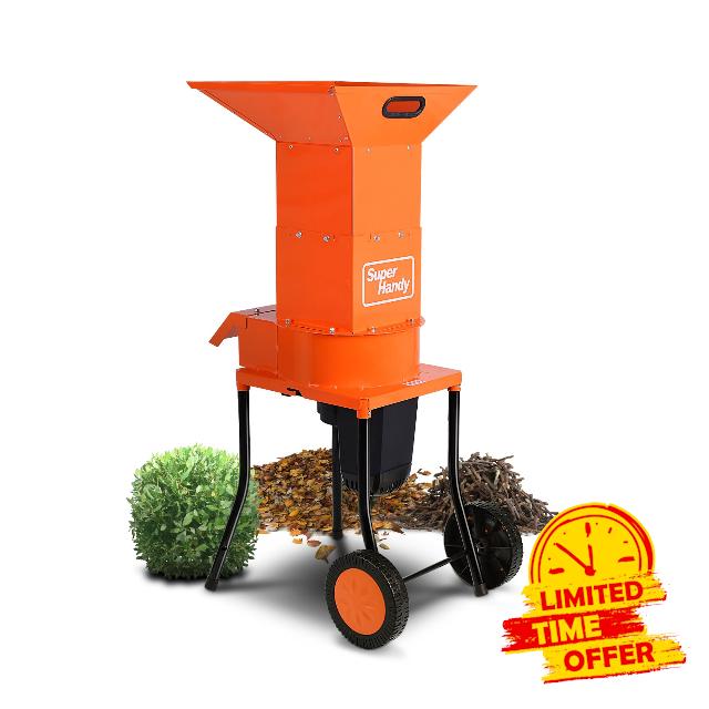 SuperHandy Electric Leaf Mulcher Shredder - Steel Construction