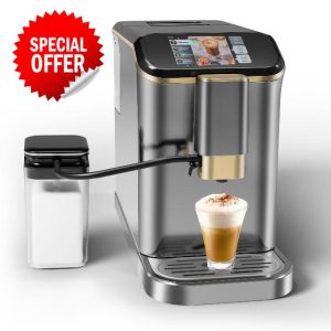 Super Automatic Espresso Machine 20 Bar With Milk Frother