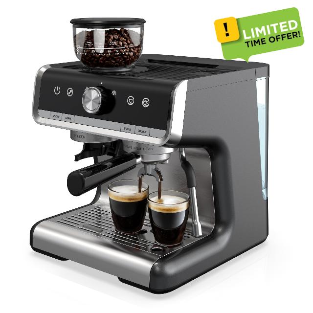 Espresso Machine With Grinder