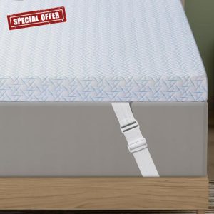 Maxzzz 4 Inch Queen Size Firm Mattress Topper
