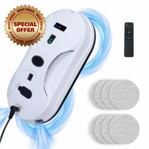 Smart Window Cleaning Robot with Automatic Dual Water Spray