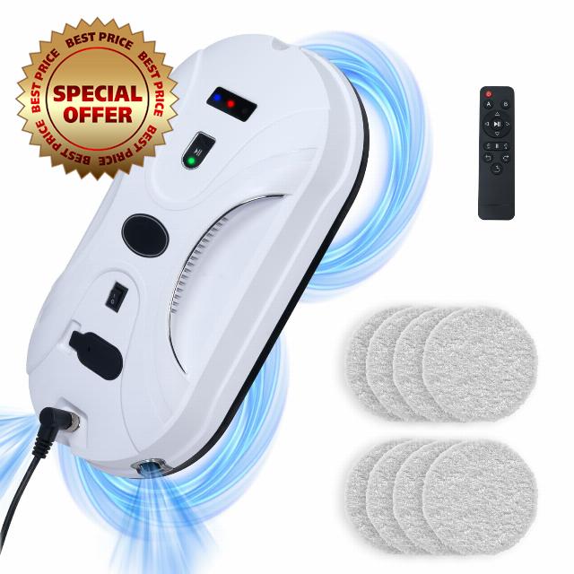 Smart Window Cleaning Robot with Automatic Dual Water Spray