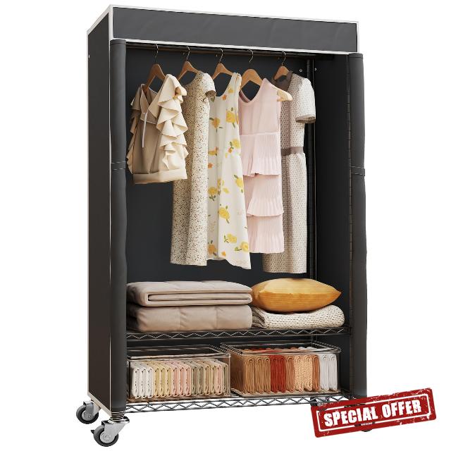 H4 Garment Rack with Cover