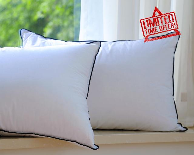 Luxury Down Pillows - Soft Down Pillow for Sleeping 013 - Pack of 1