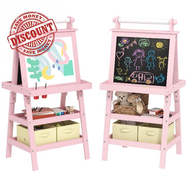 AIYAPLAY Art Easel for Kids with Paper Roll