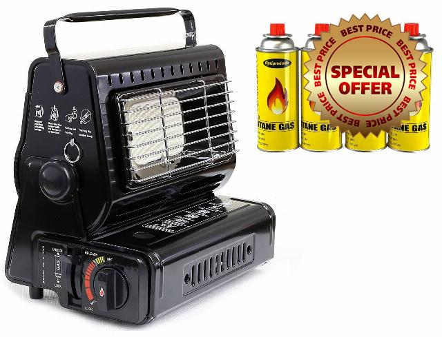 Easy Shopping® Portable Heater for Outdoor Indoor Camping Fishing Caravan Outdoor Picnic and Party