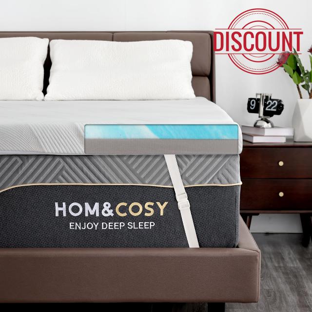 Firm Mattress Topper Queen Size 3 Inch Mattress with Ice Silk Cover