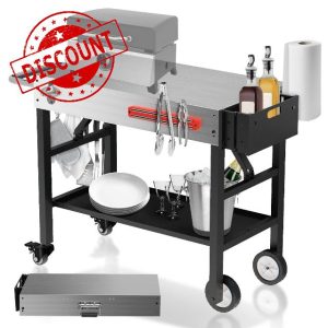 Stainless Steel Portable Outdoor Grill Table
